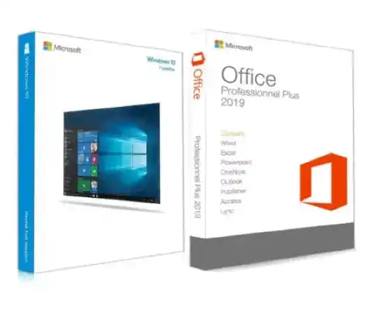 Pack Office 2019 Pro Plus + Windows 10 Famille